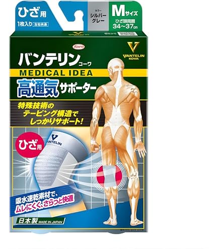 Amazon.co.jp: バンテリンサポーター ひざ専用 ふつう/Mサイズ(ひざ頭